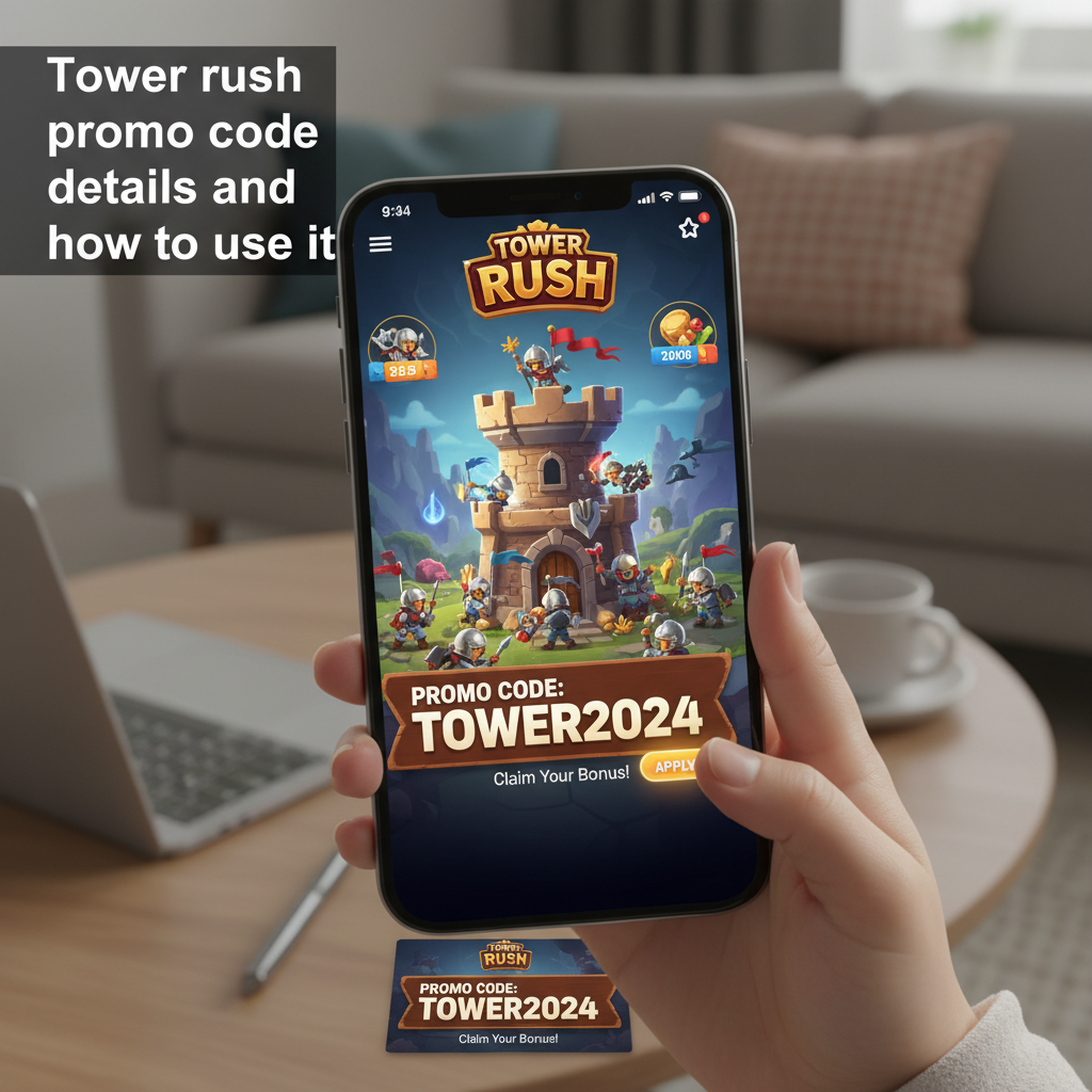 Tower rush promo code details and how to use it